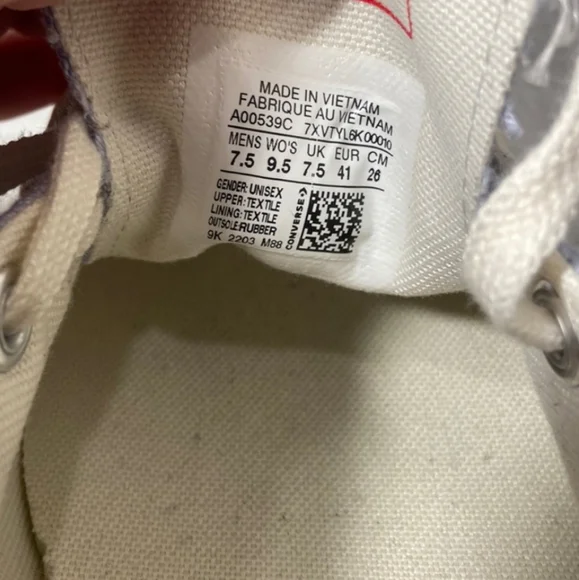 Converse Mule Slip On Chuck 70 All Star  Lavender Sapphire Sneakers W 9.5 /M 7.5 - Picture 6 of 9